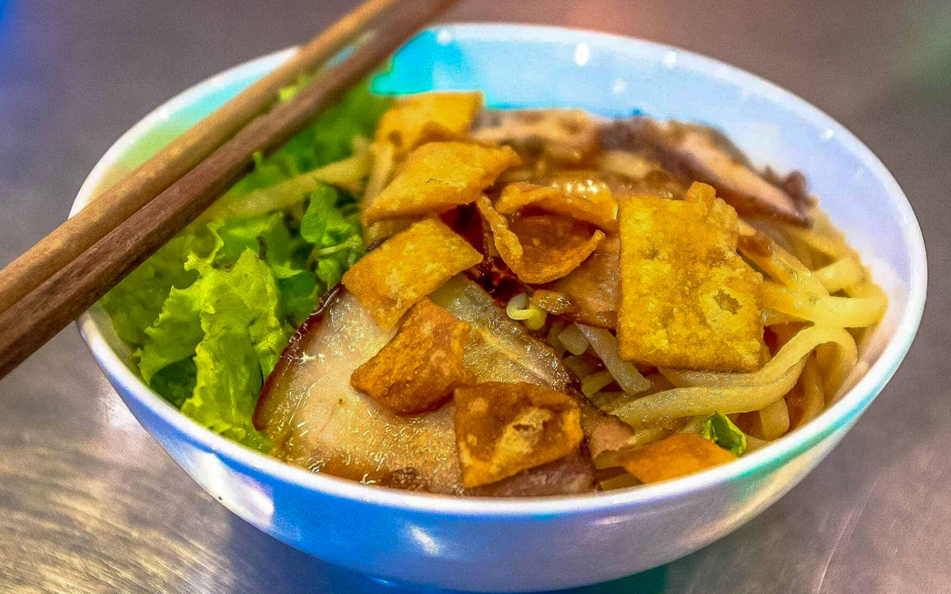 Cao Lầu, a regional Vietnamese noodle from the city of Hoi An